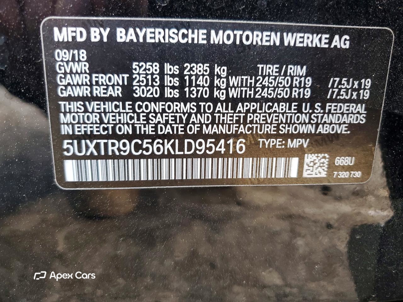 BMW X3 2019