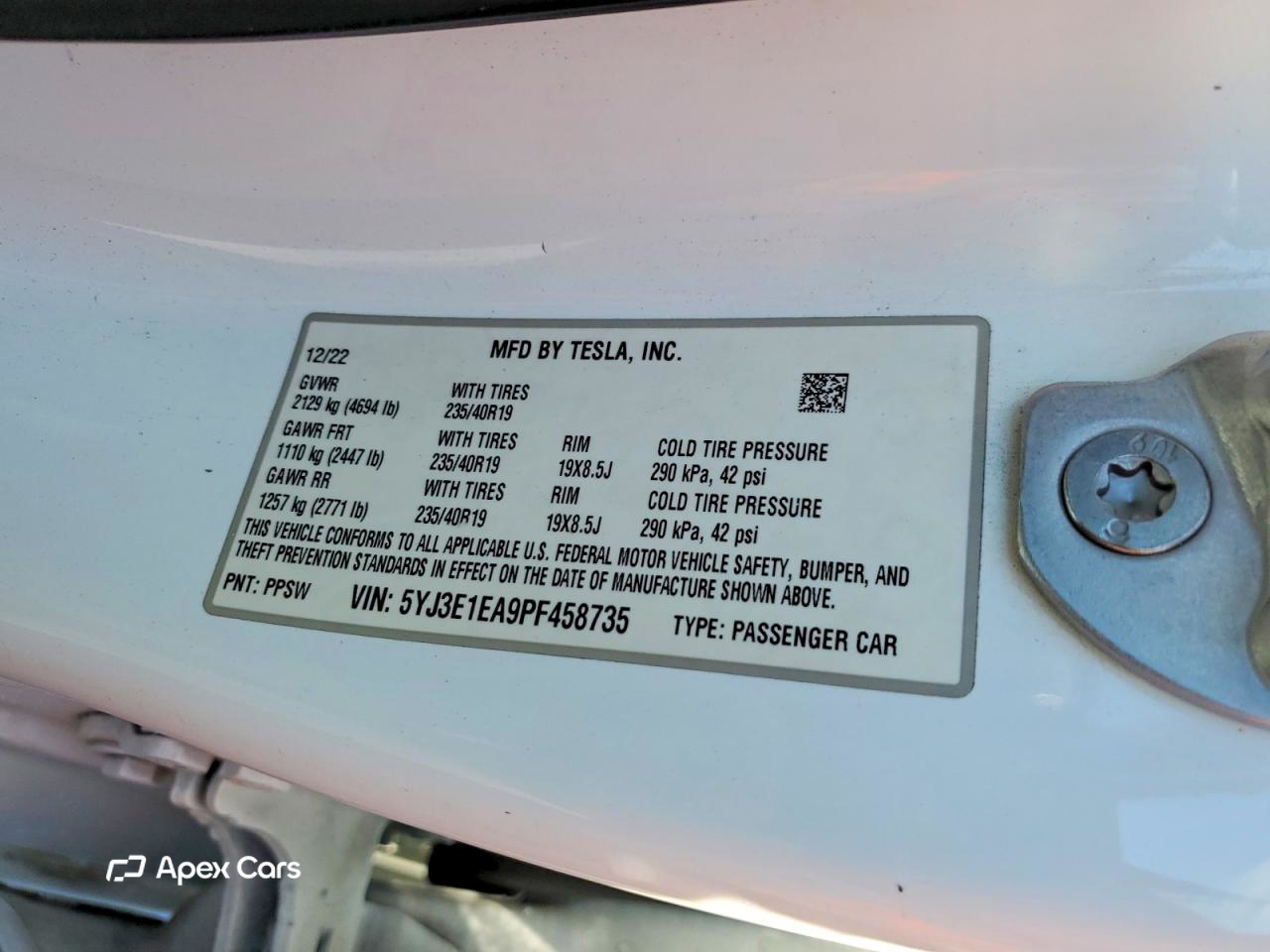 Tesla Model 3 2023