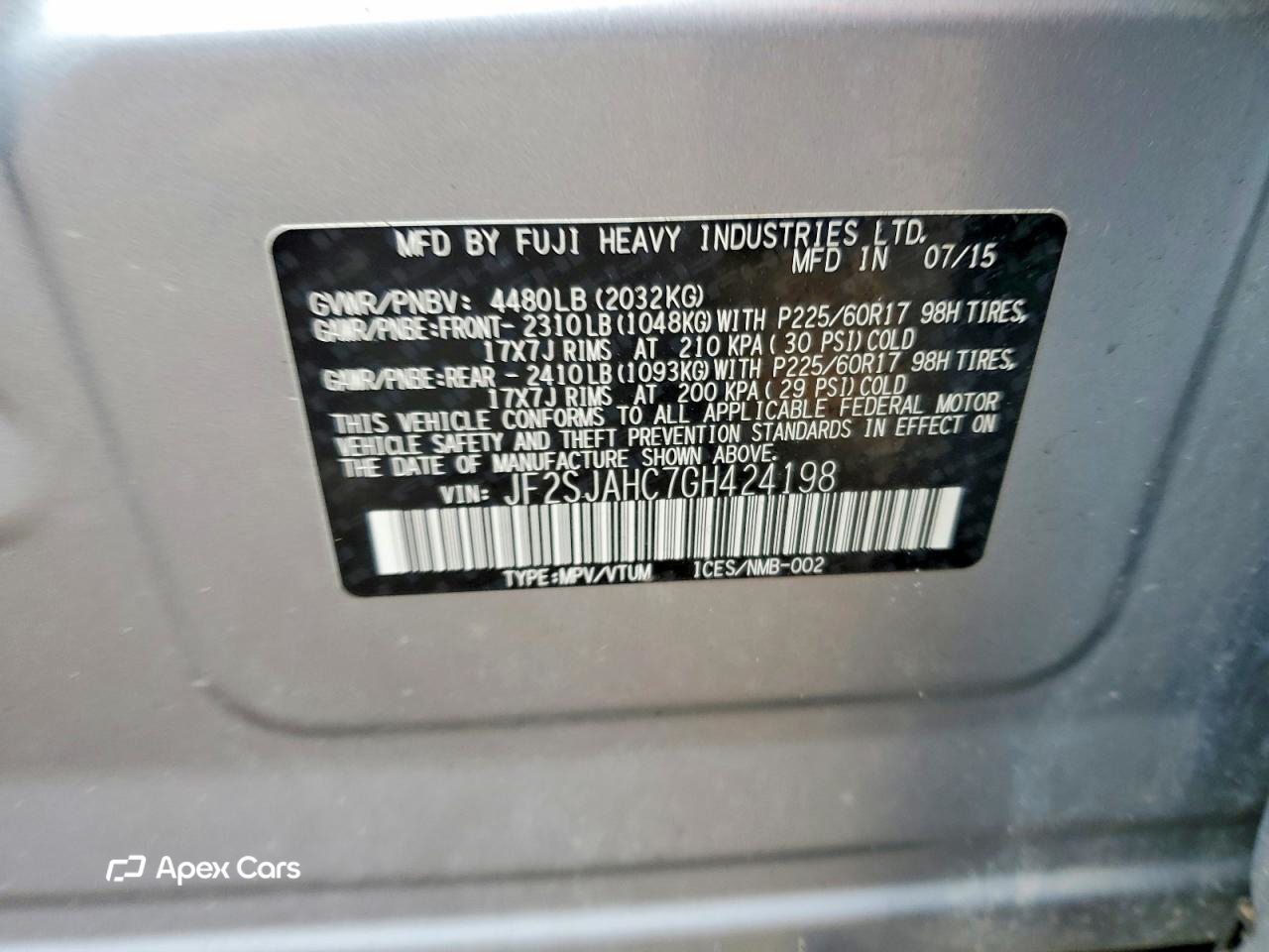 Subaru Forester 2016