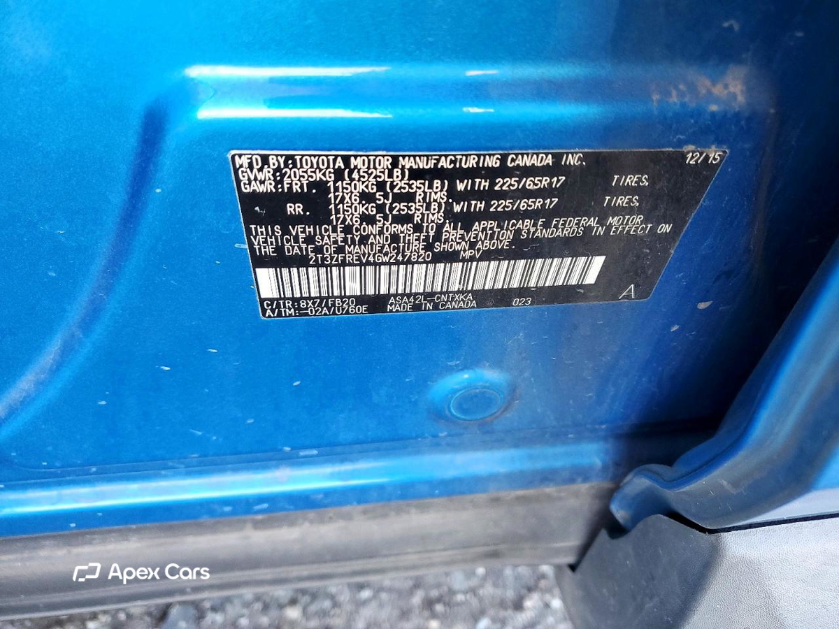 Toyota RAV 4 2016