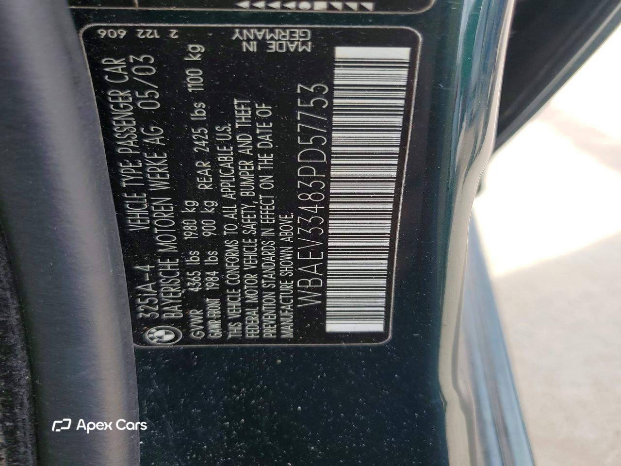 BMW Series 3 2003