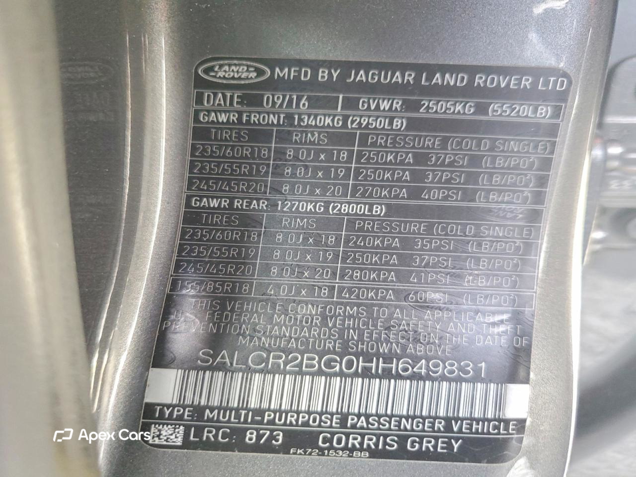 Land Rover Discovery 2017