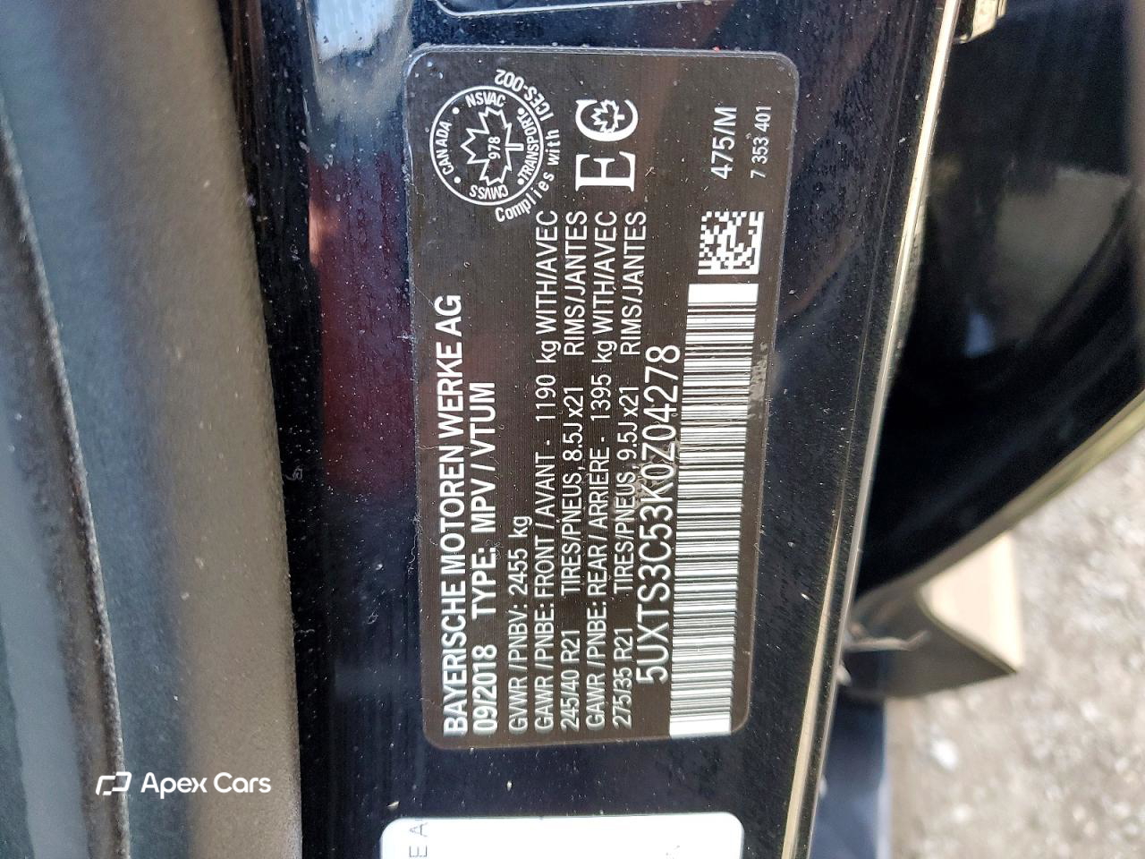BMW X3 2019