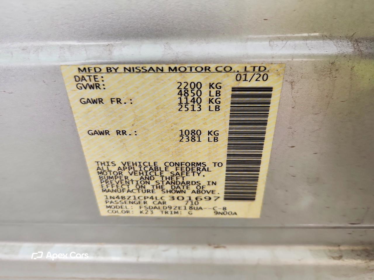 Nissan Leaf 2020