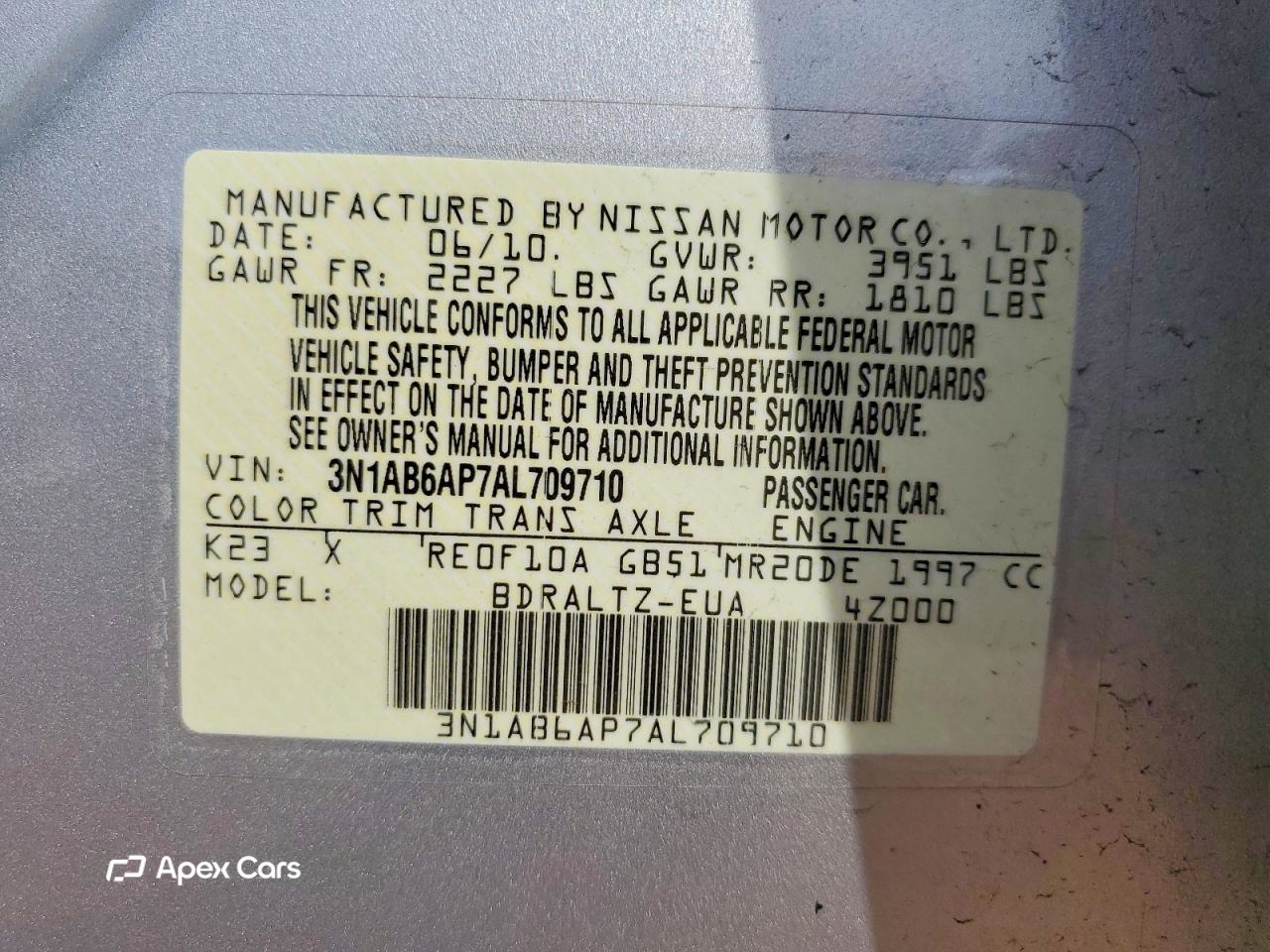 Nissan Sentra 2010