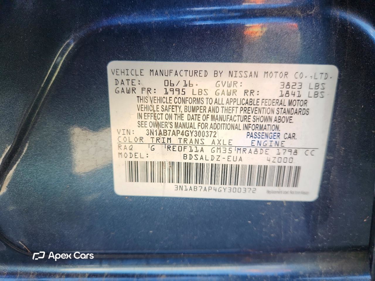 Nissan Sentra 2016