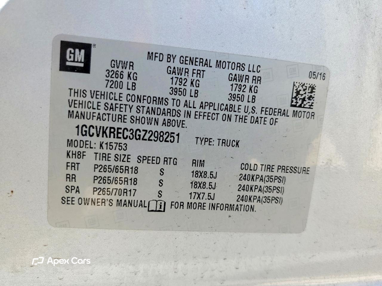 Chevrolet Silverado 2016