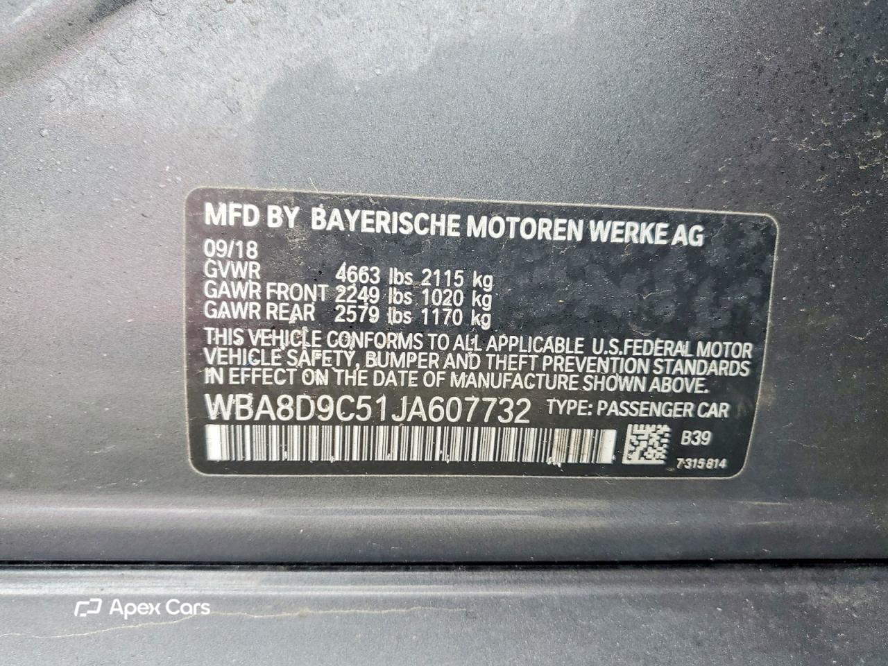 BMW Series 3 2018
