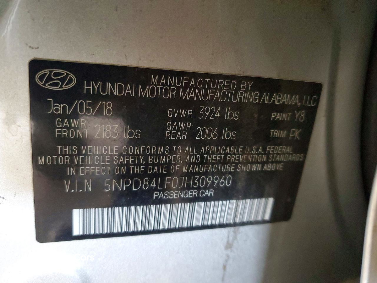 Hyundai Elantra 2018