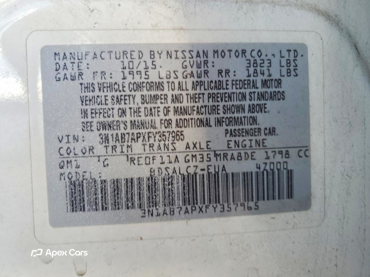 Nissan Sentra 2015