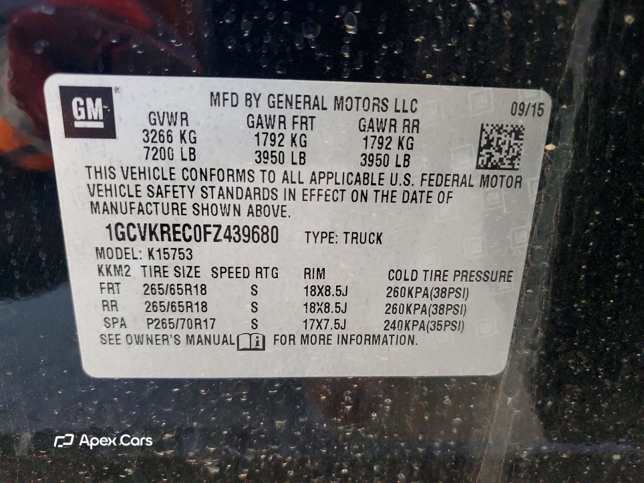 Chevrolet Silverado 2015