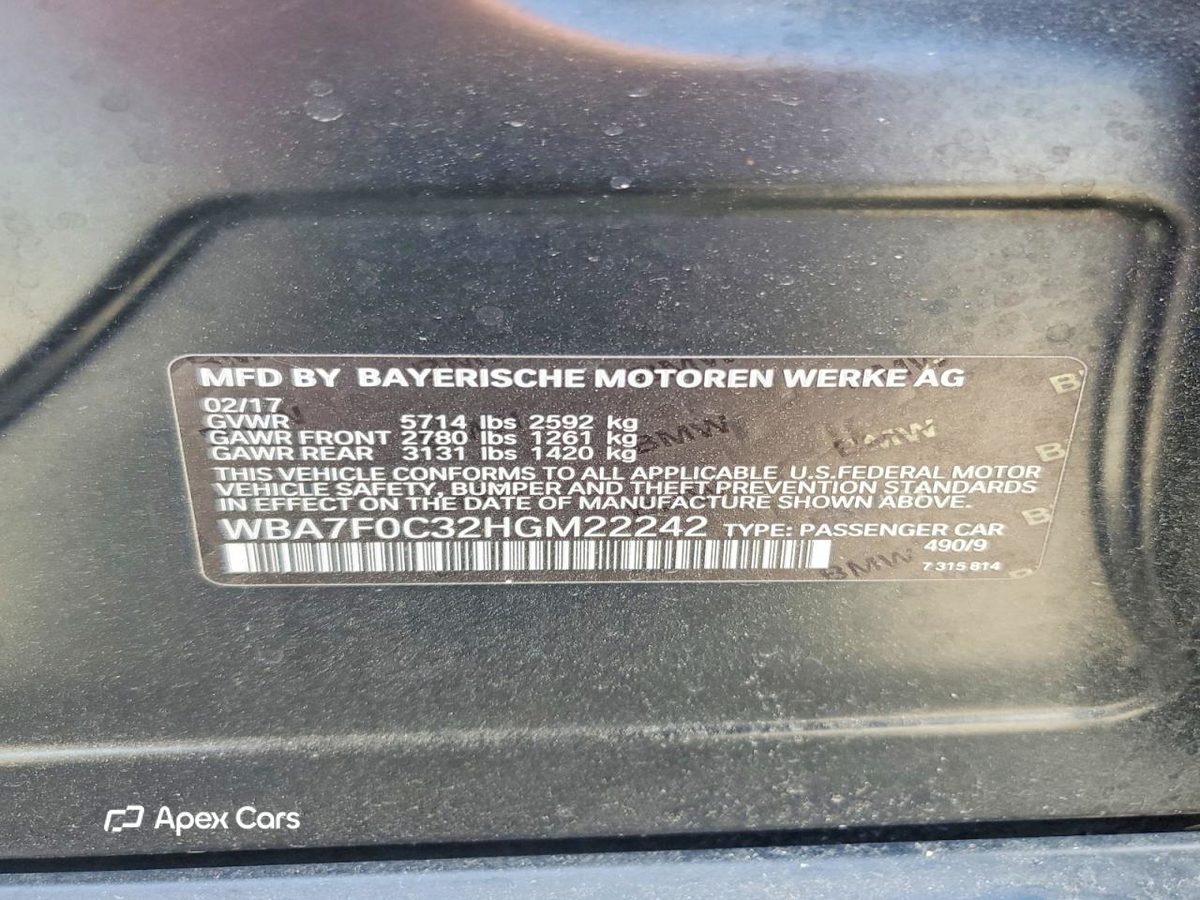 BMW Series 7 2017