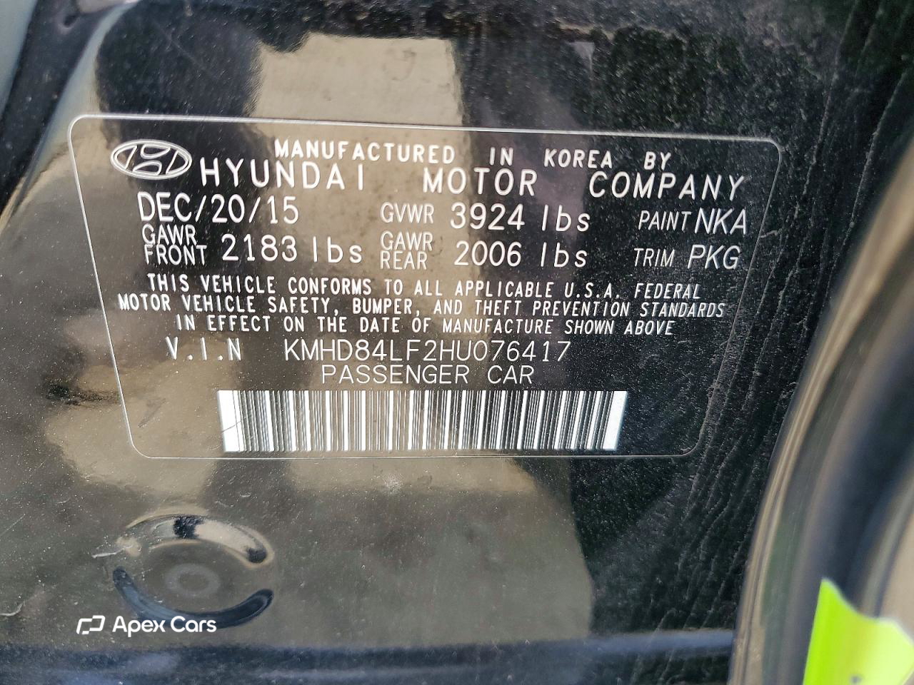 Hyundai Elantra 2017