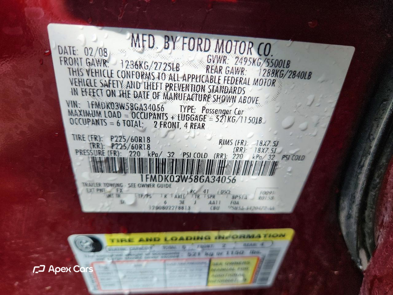 Ford Taurus 2008
