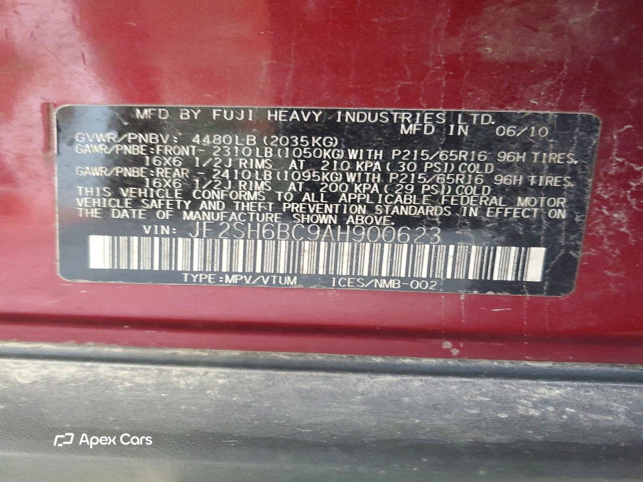 Subaru Forester 2010