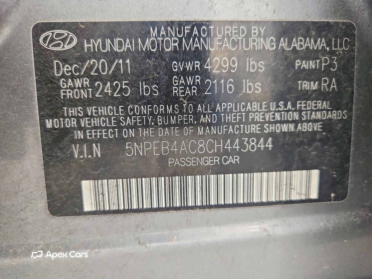 Hyundai Sonata 2012