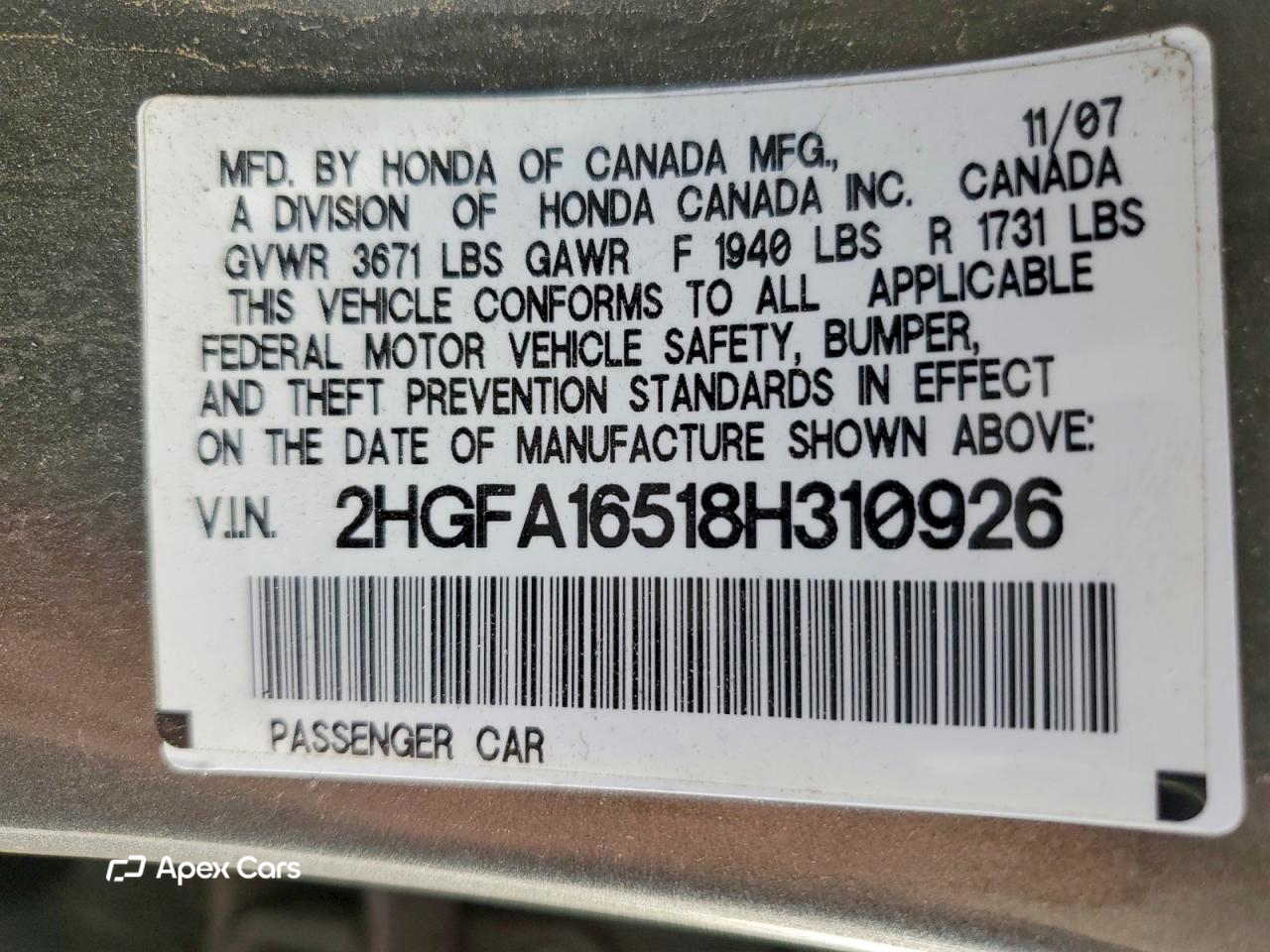 Honda Civic 2008