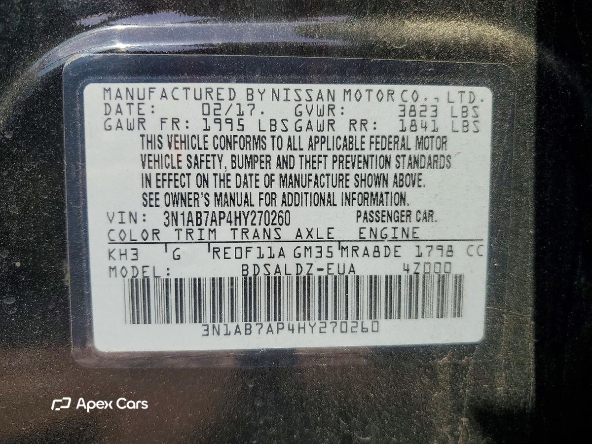 Nissan Sentra 2017