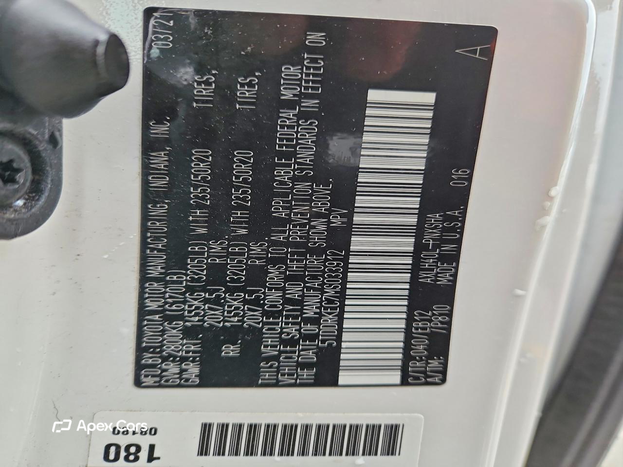 Toyota Sienna 2021