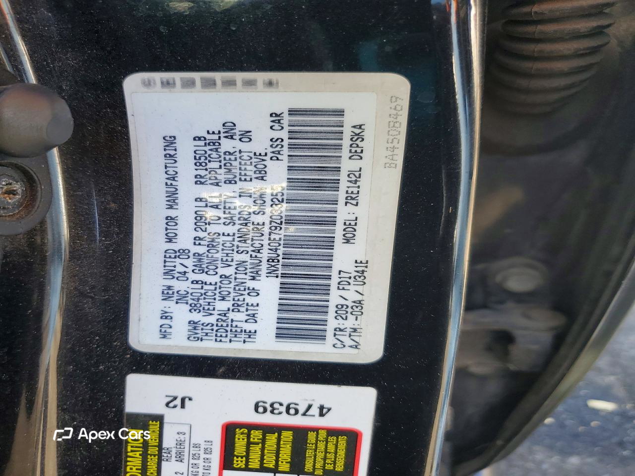 Toyota Corolla 2009