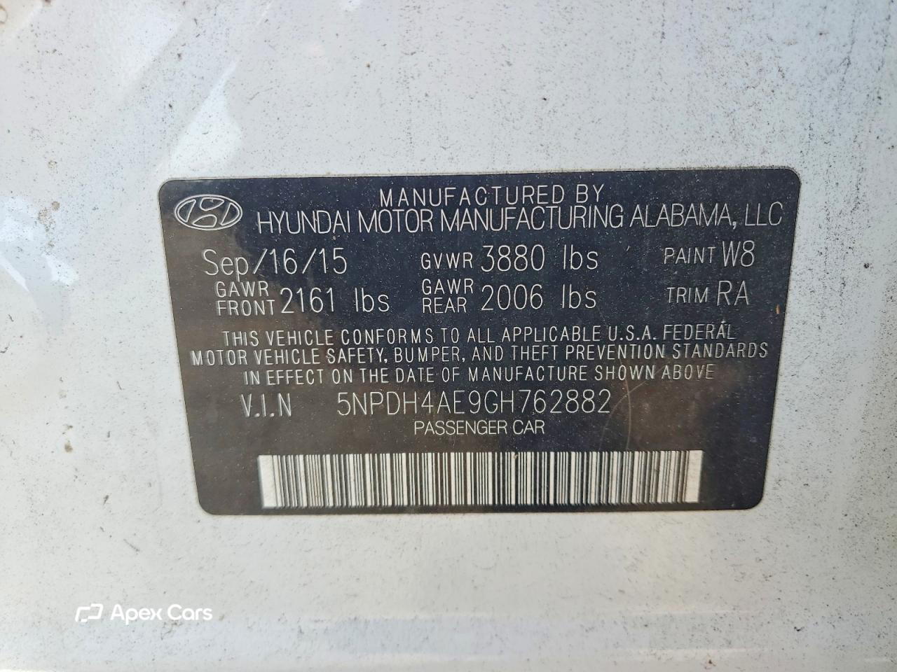Hyundai Elantra 2016