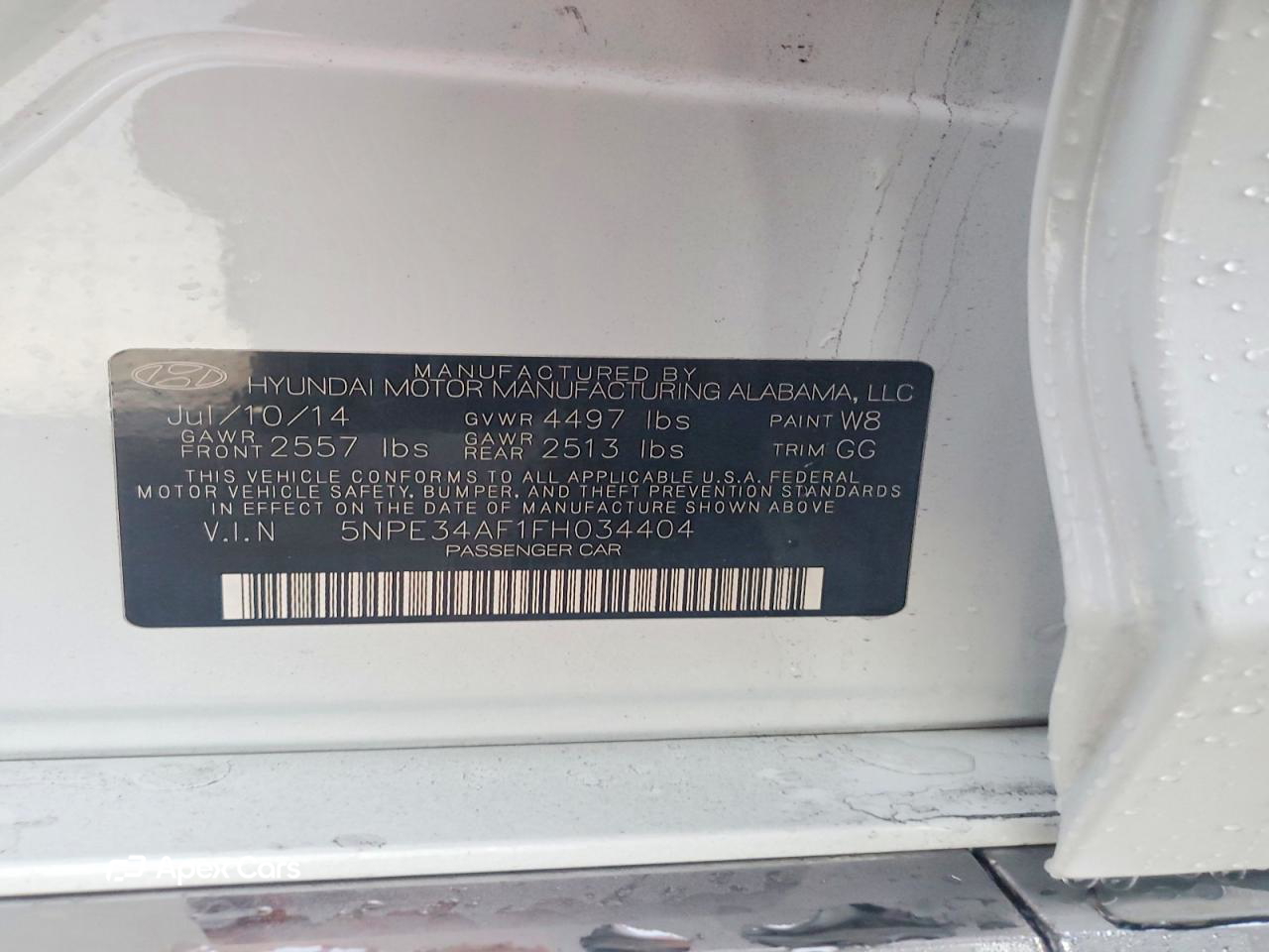 Hyundai Sonata 2015