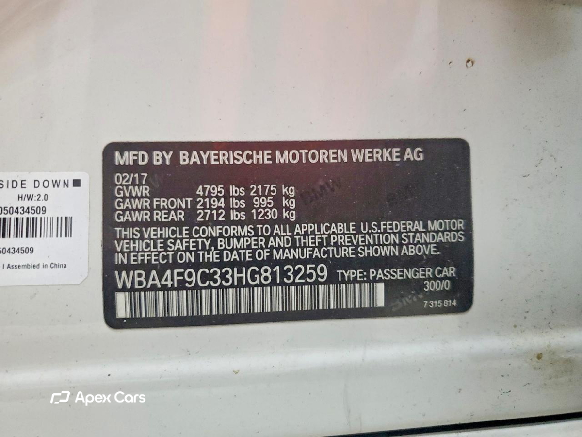 BMW Series 4 2017