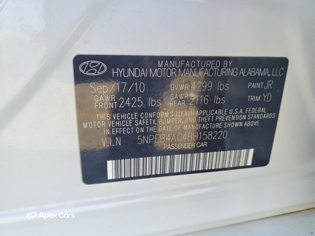 Hyundai Sonata 2011