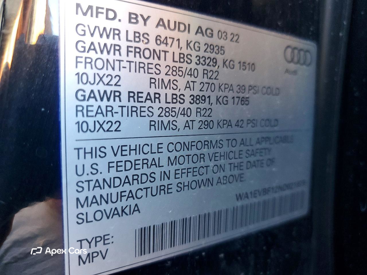 Audi Q8 2022