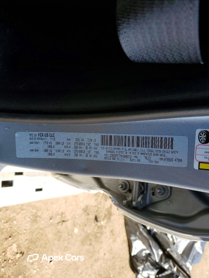 RAM 1500 2019
