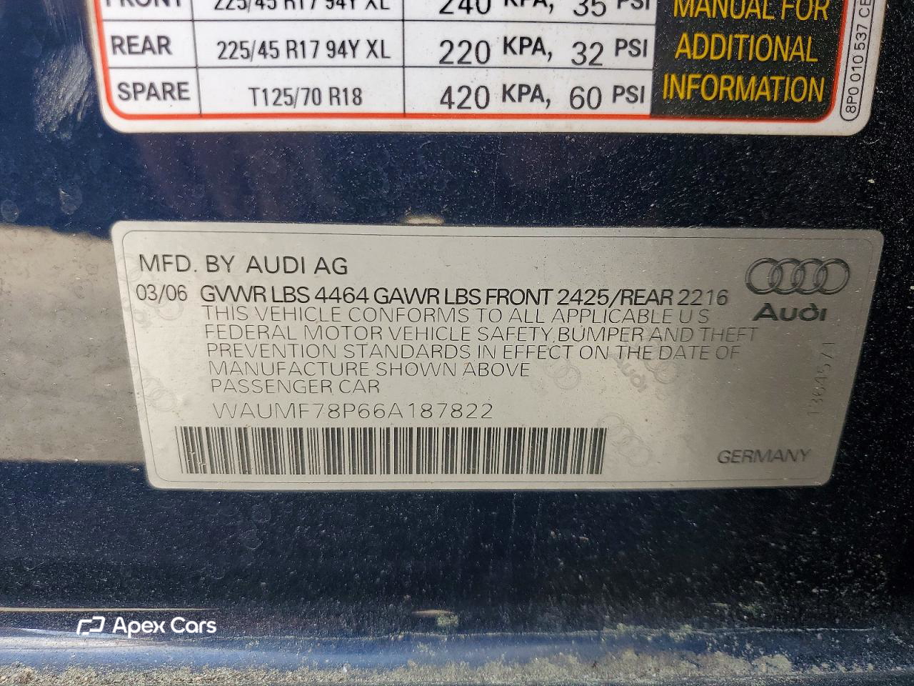 Audi A3 2006