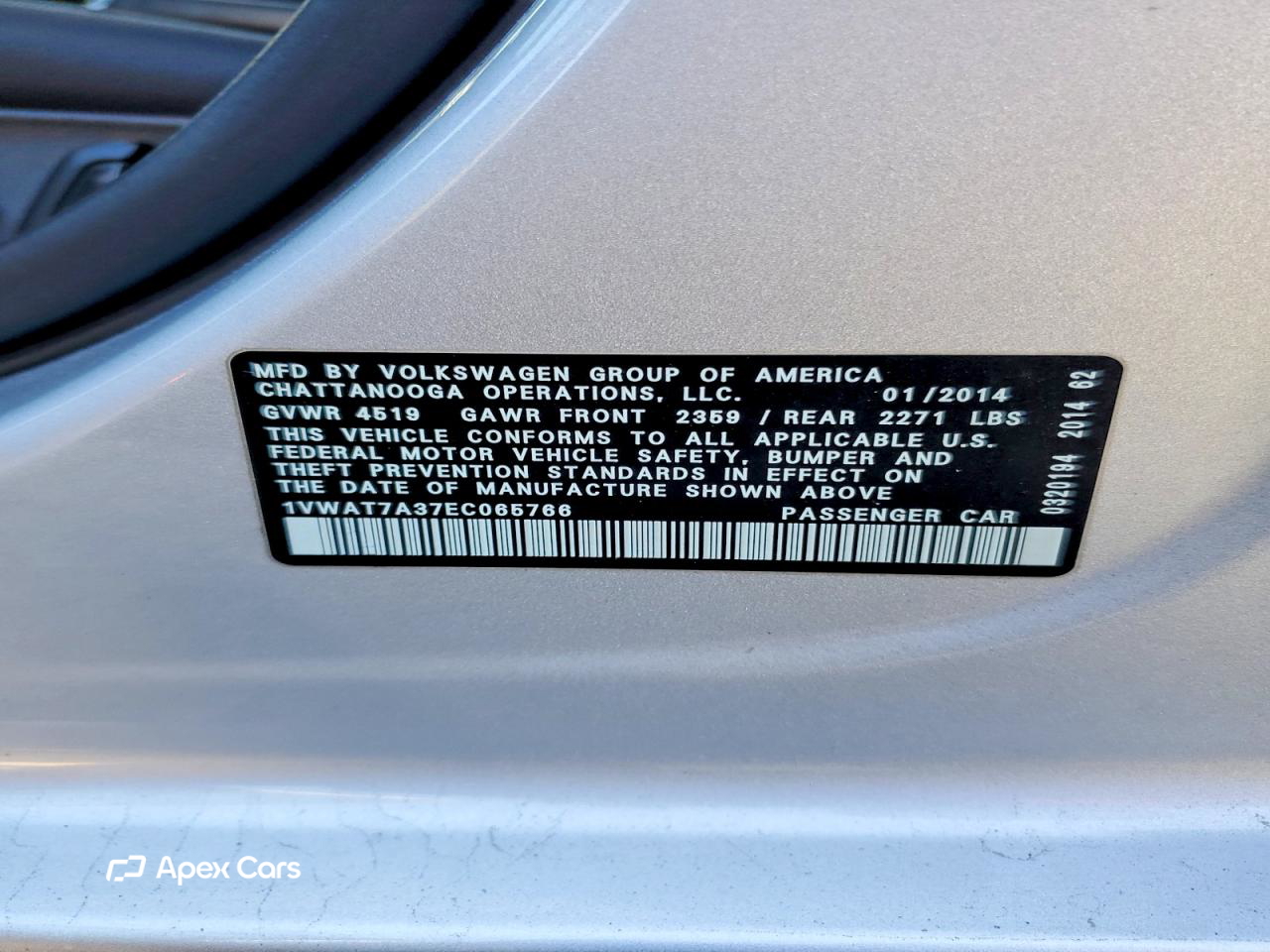 Volkswagen Passat 2014