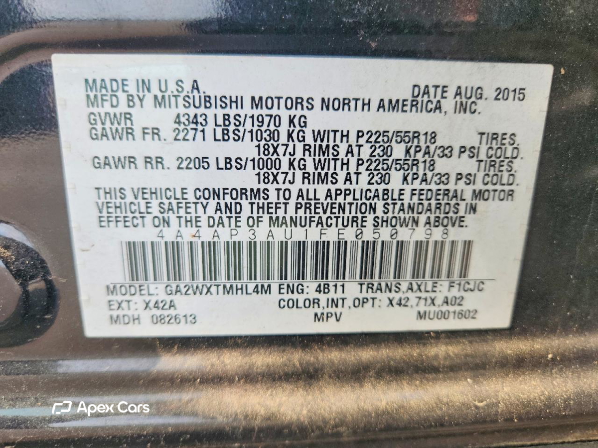 Mitsubishi Outlander 2015