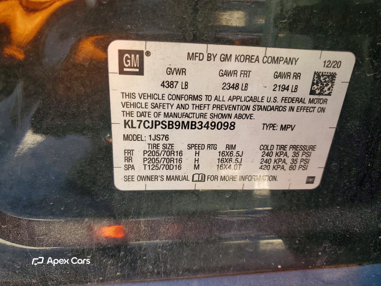 Chevrolet Trax 2021