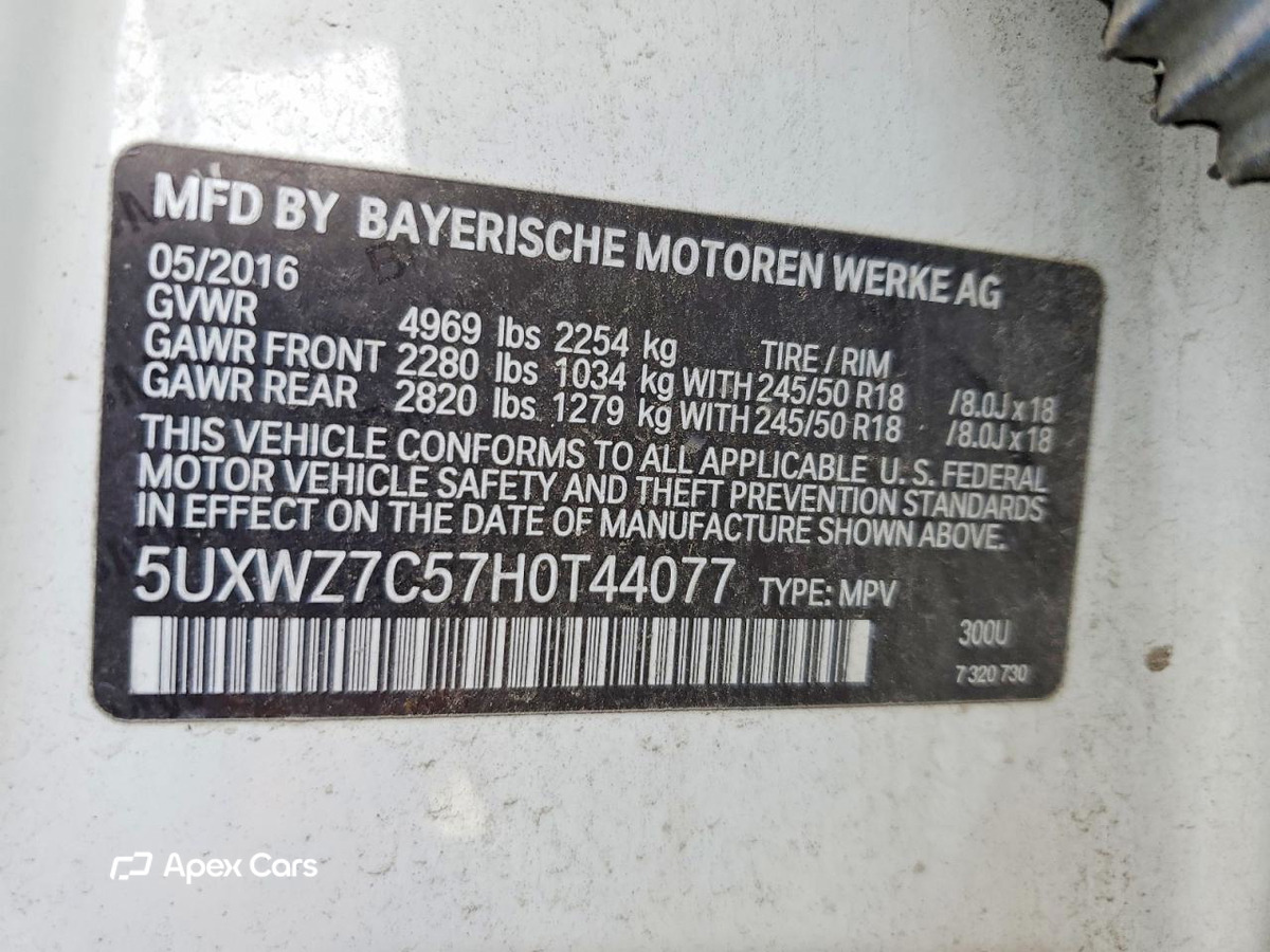 BMW X3 2017