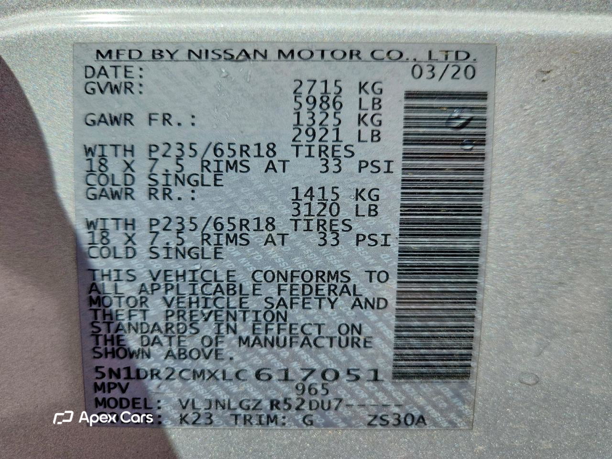 Nissan Pathfinder 2020