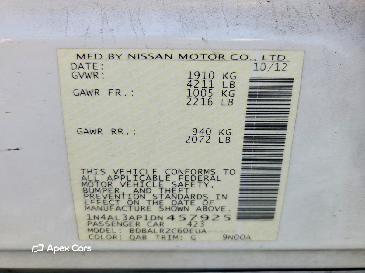 Nissan Altima 2013
