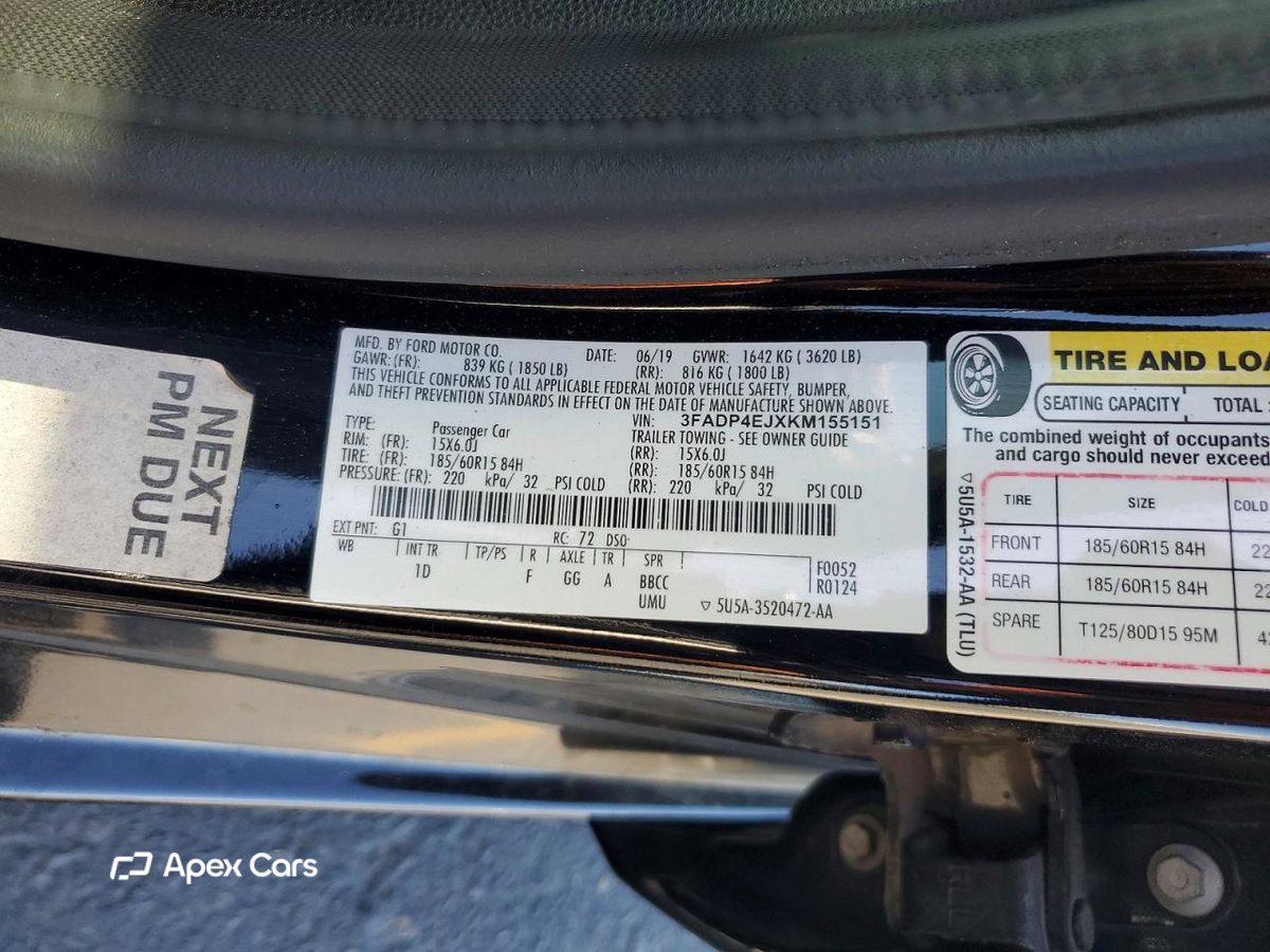 Ford Fiesta 2019