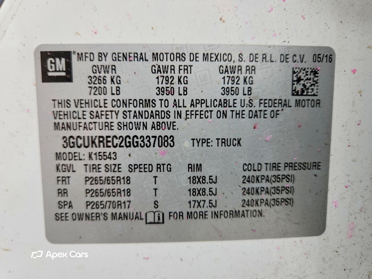 Chevrolet Silverado 2016