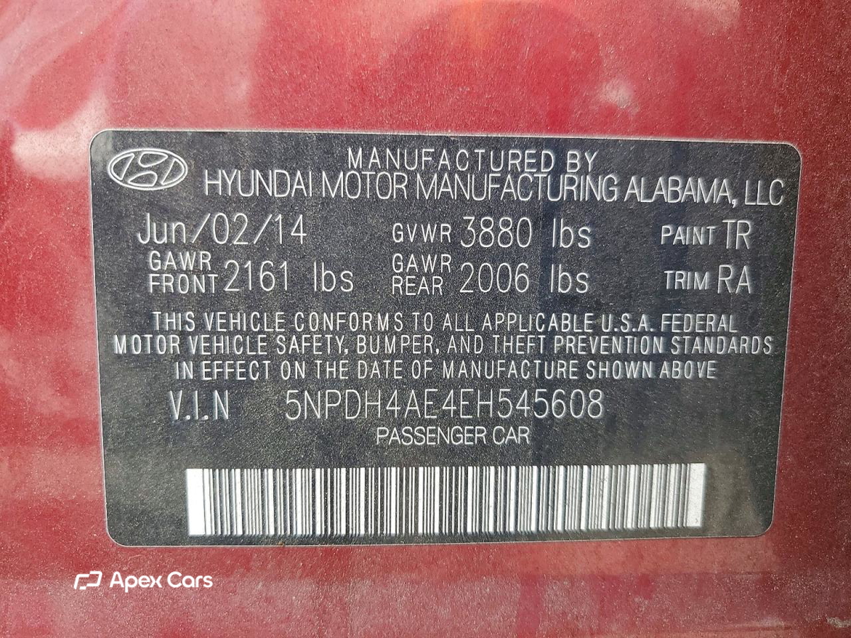 Hyundai Elantra 2014
