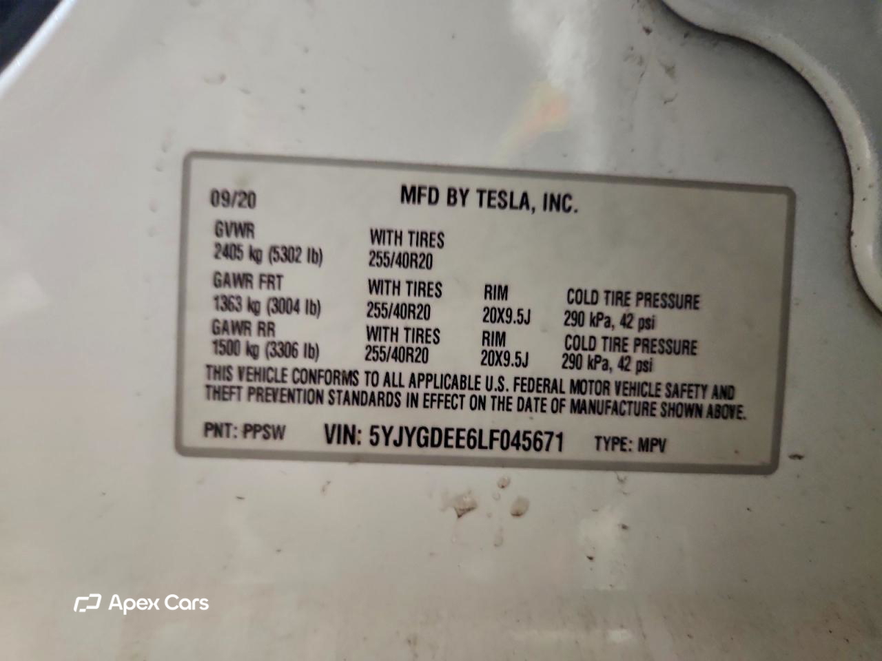 Tesla Model Y 2020