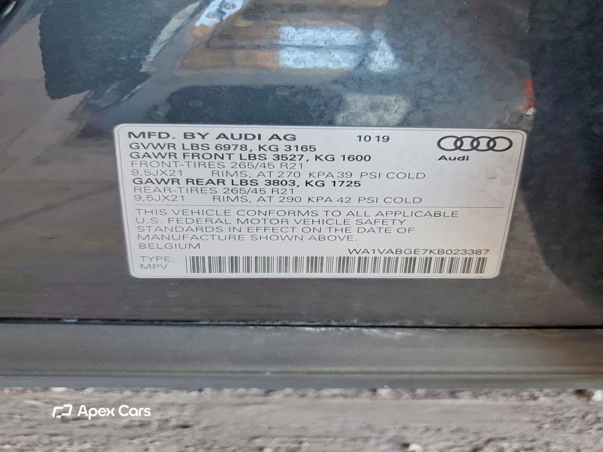 Audi e-tron 2019