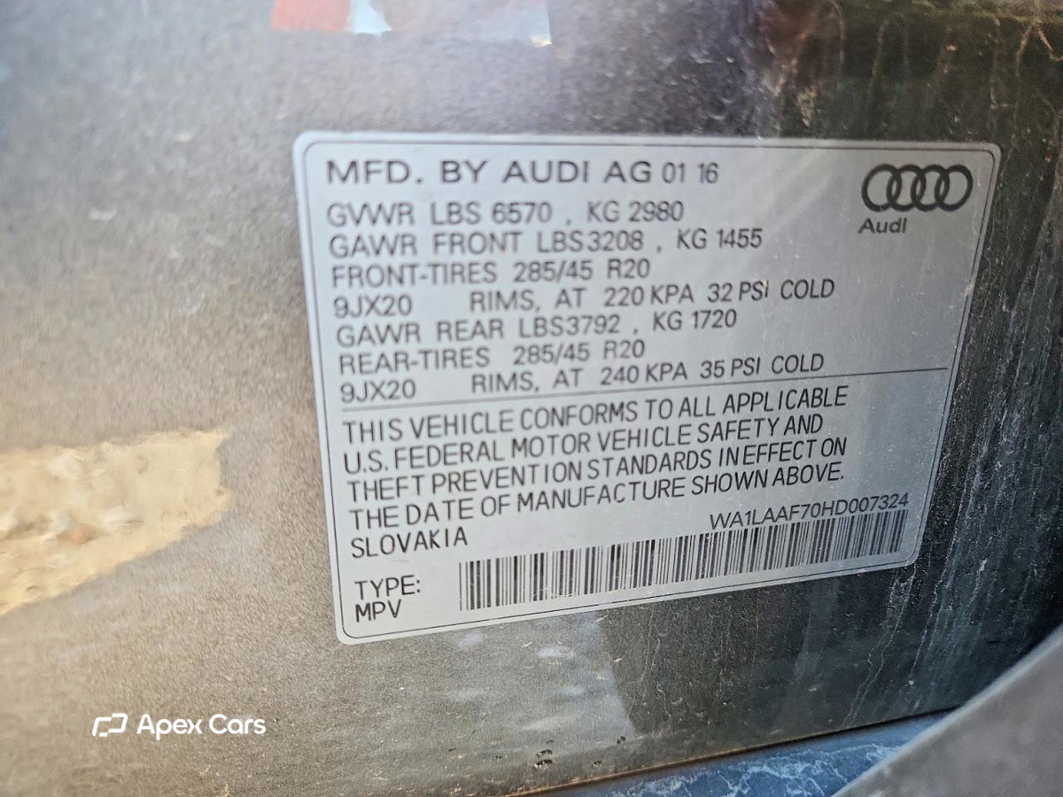 Audi Q7 2017