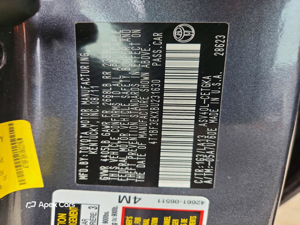 Toyota Camry 2011