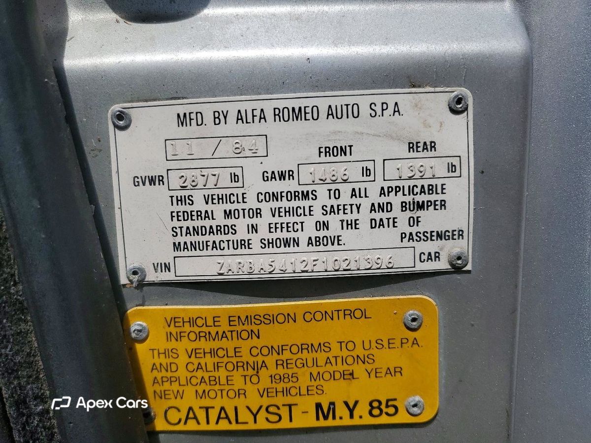 Alfa Romeo Giulia 1985