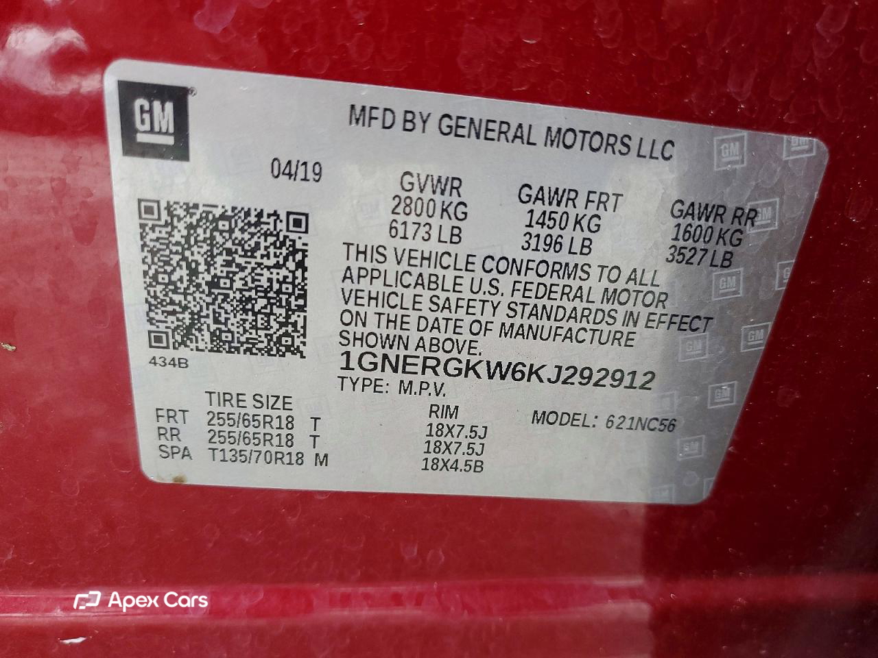 Chevrolet Traverse 2019