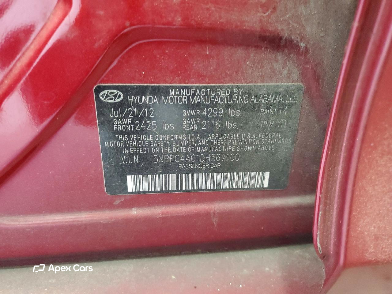 Hyundai Sonata 2013