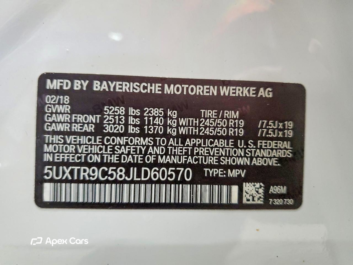 BMW X3 2018