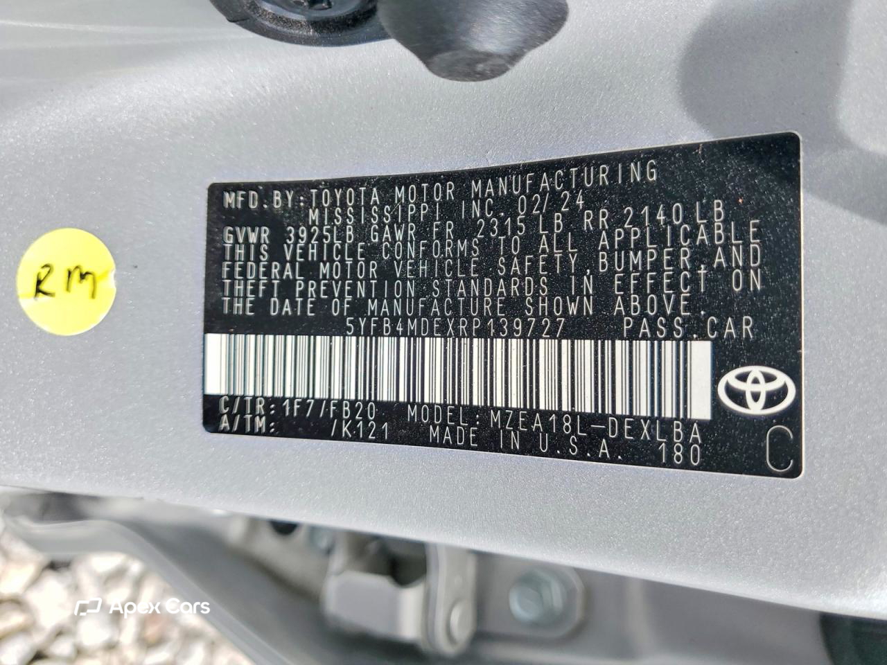 Toyota Corolla 2024