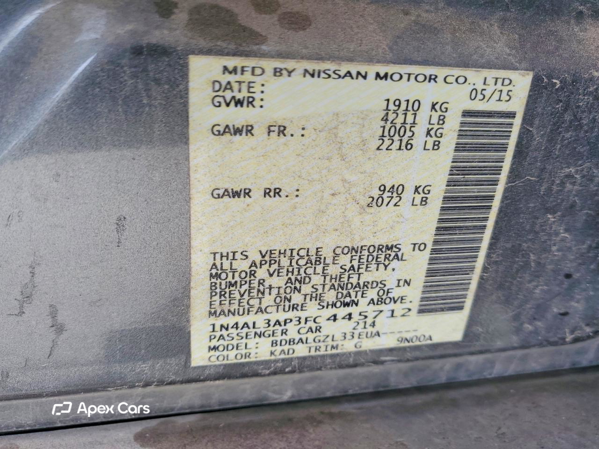 Nissan Altima 2015